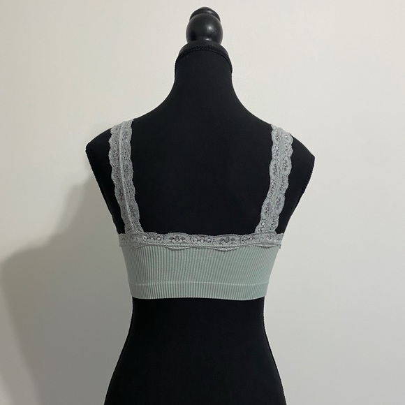 Garage Crop Top with Lace Neckline - Picture 4 of 6